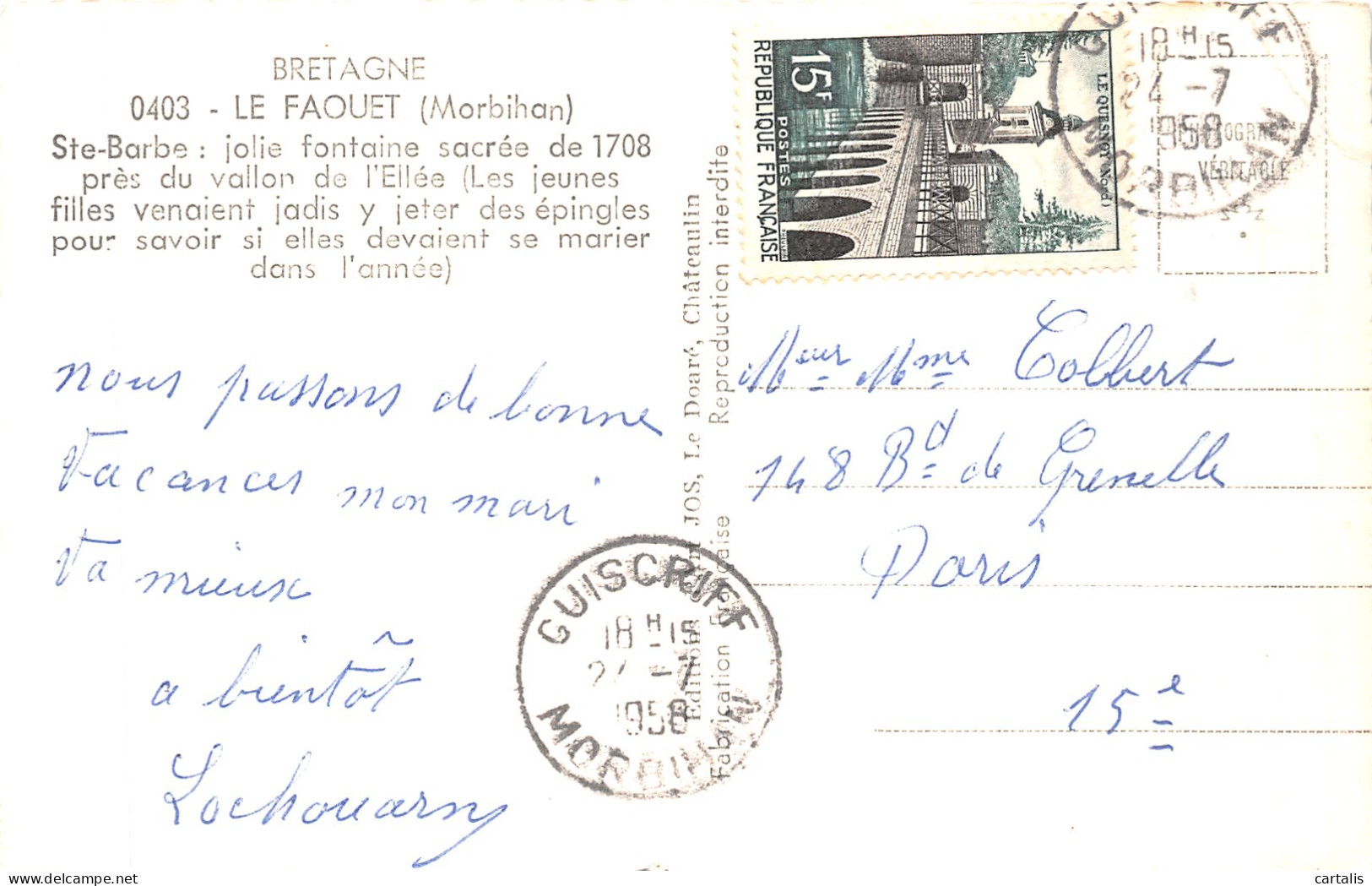 56-LE FAOUET-N°4478-B/0037 - Le Faouet