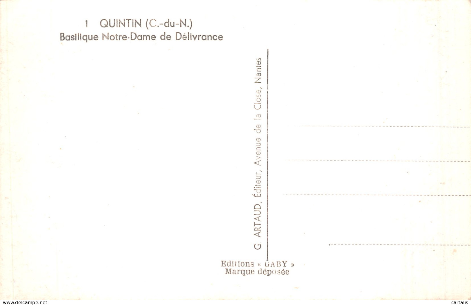 22-QUINTIN-N°4479-A/0315 - Quintin