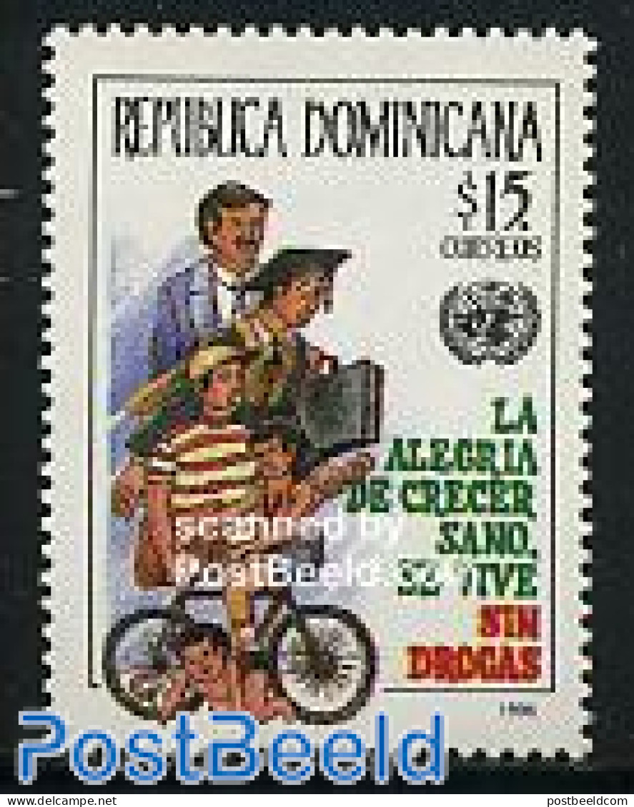 Dominican Republic 1996 Anti Drugs 1v, Mint NH, Health - Disabled Persons - Handicaps