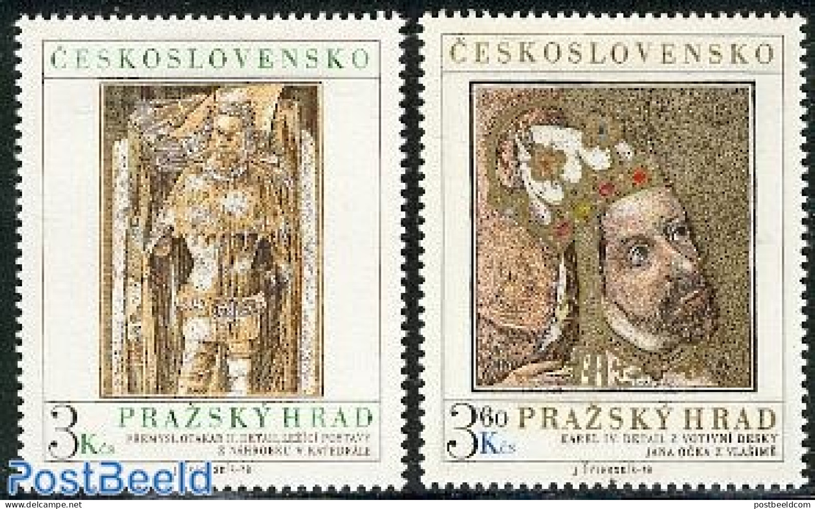 Czechoslovkia 1978 Praha Burg 2v, Mint NH - Other & Unclassified