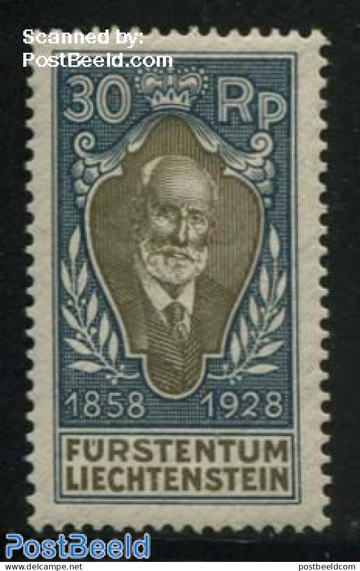Liechtenstein 1928 30Rp, Stamp Out Of Set, Mint NH - Ongebruikt