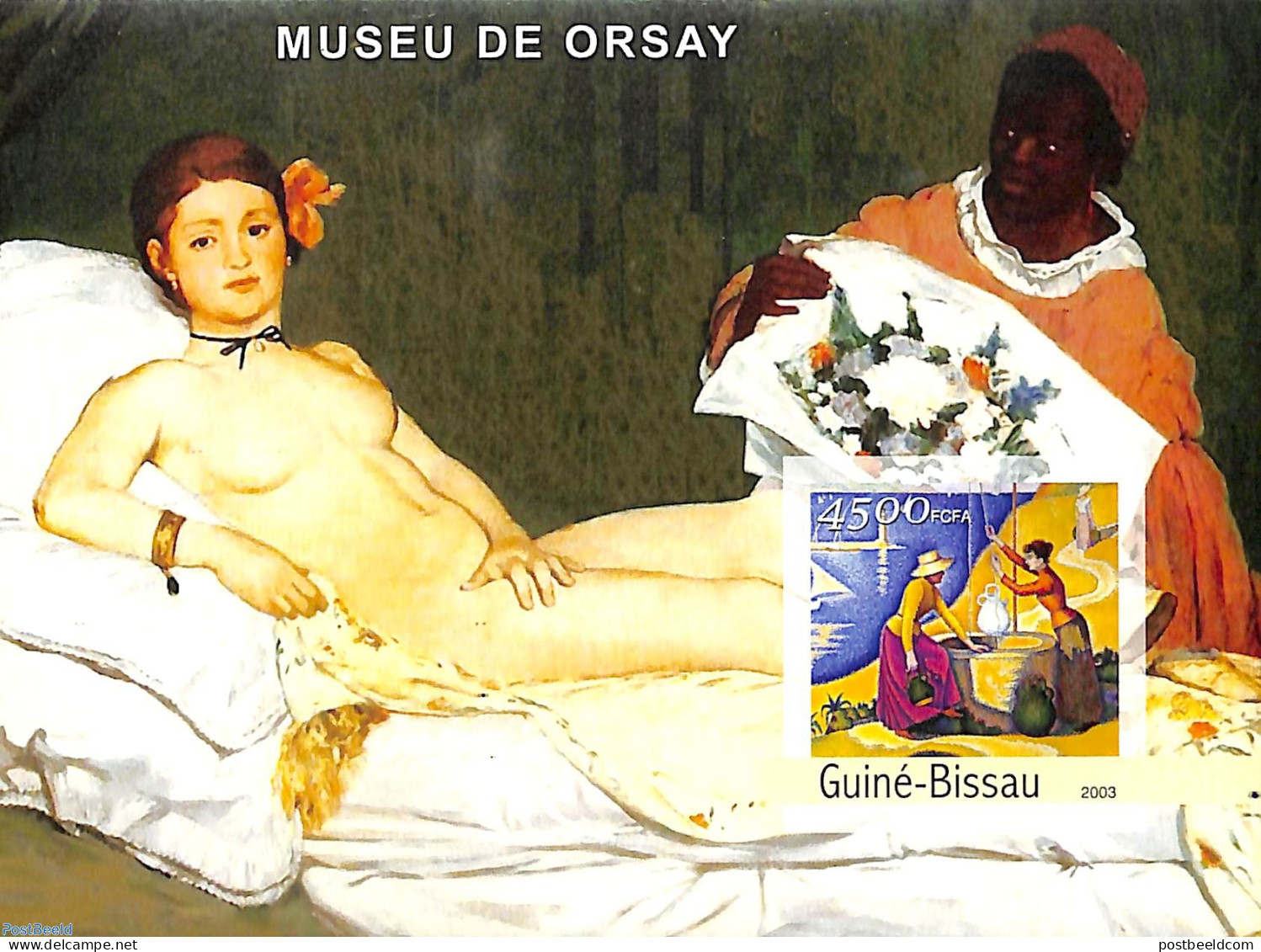 Guinea Bissau 2003 Orsay Museum S/s, Imperforated, Mint NH, Art - Modern Art (1850-present) - Museums - Paintings - Museen