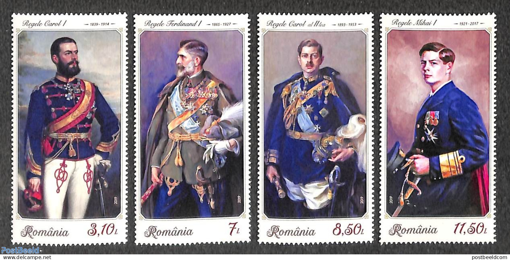 Romania 2019 Royalties Uniforms 4v, Mint NH, Various - Uniforms - Nuovi