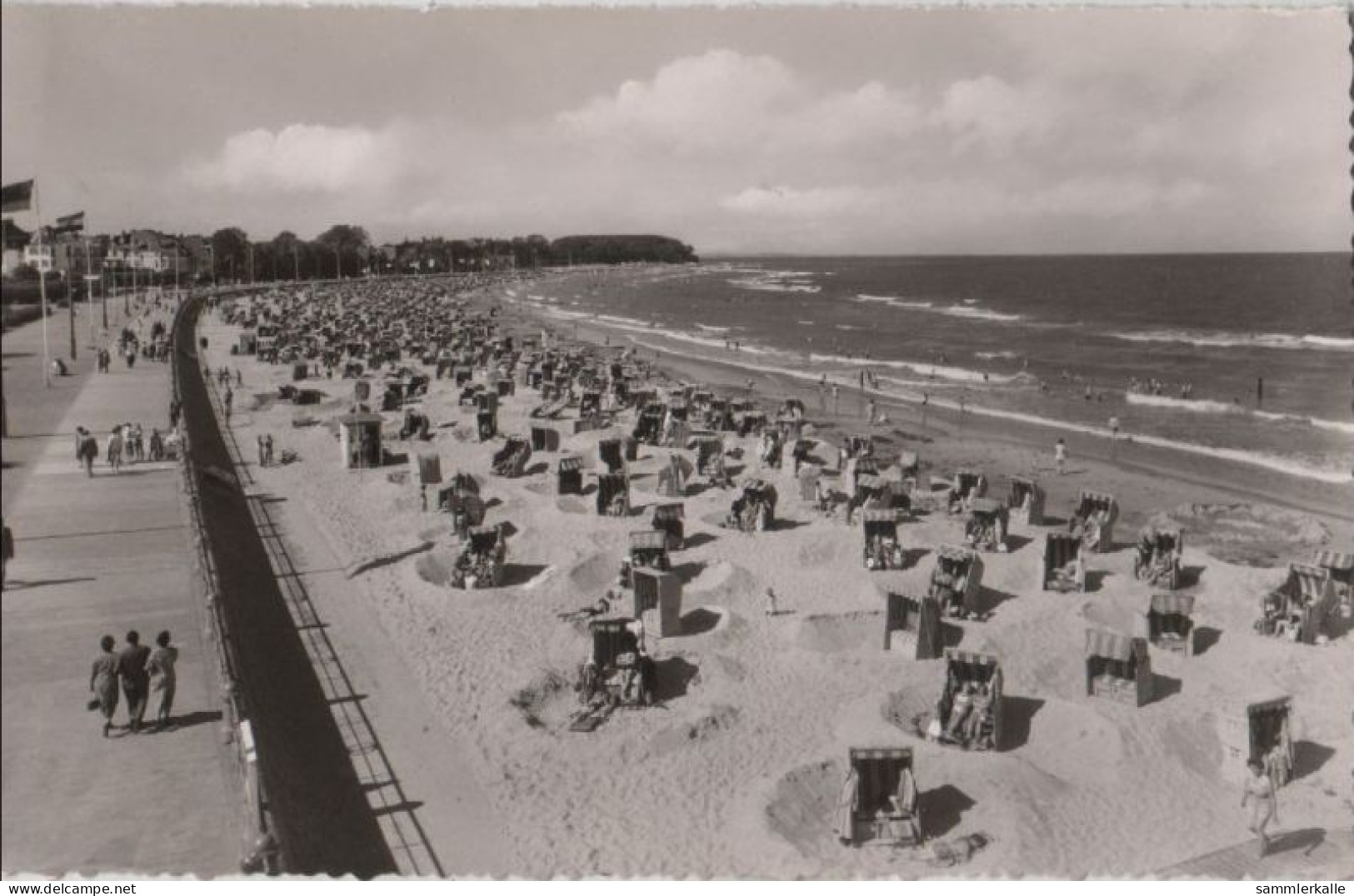 86287 - Lübeck-Travemünde - Strandpromenade - Ca. 1960 - Luebeck-Travemuende