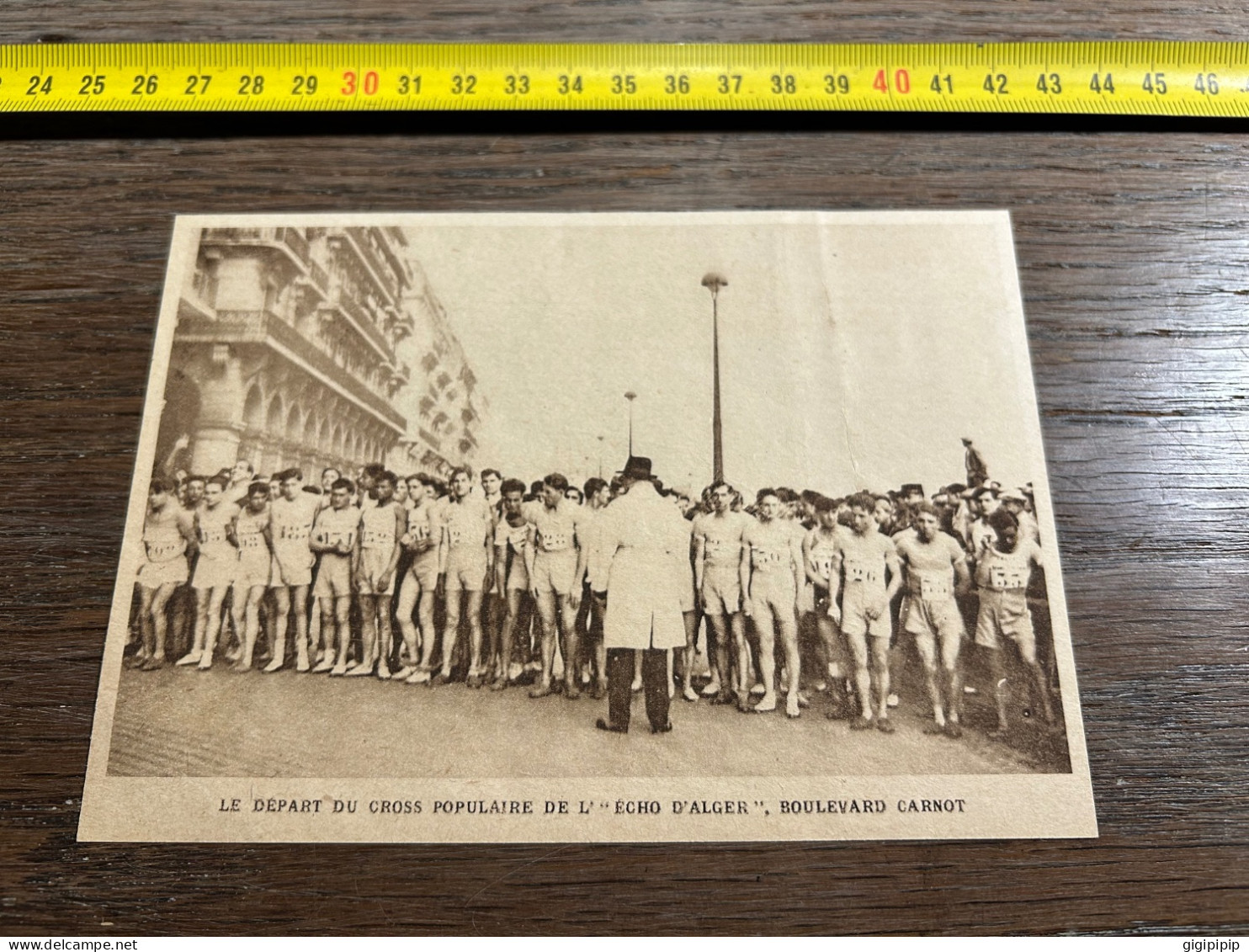 1931 MDS LE DEPART DU CROSS POPULAIRE DE L ECHO D'ALGER", BOULEVARD CARNOT - Verzamelingen