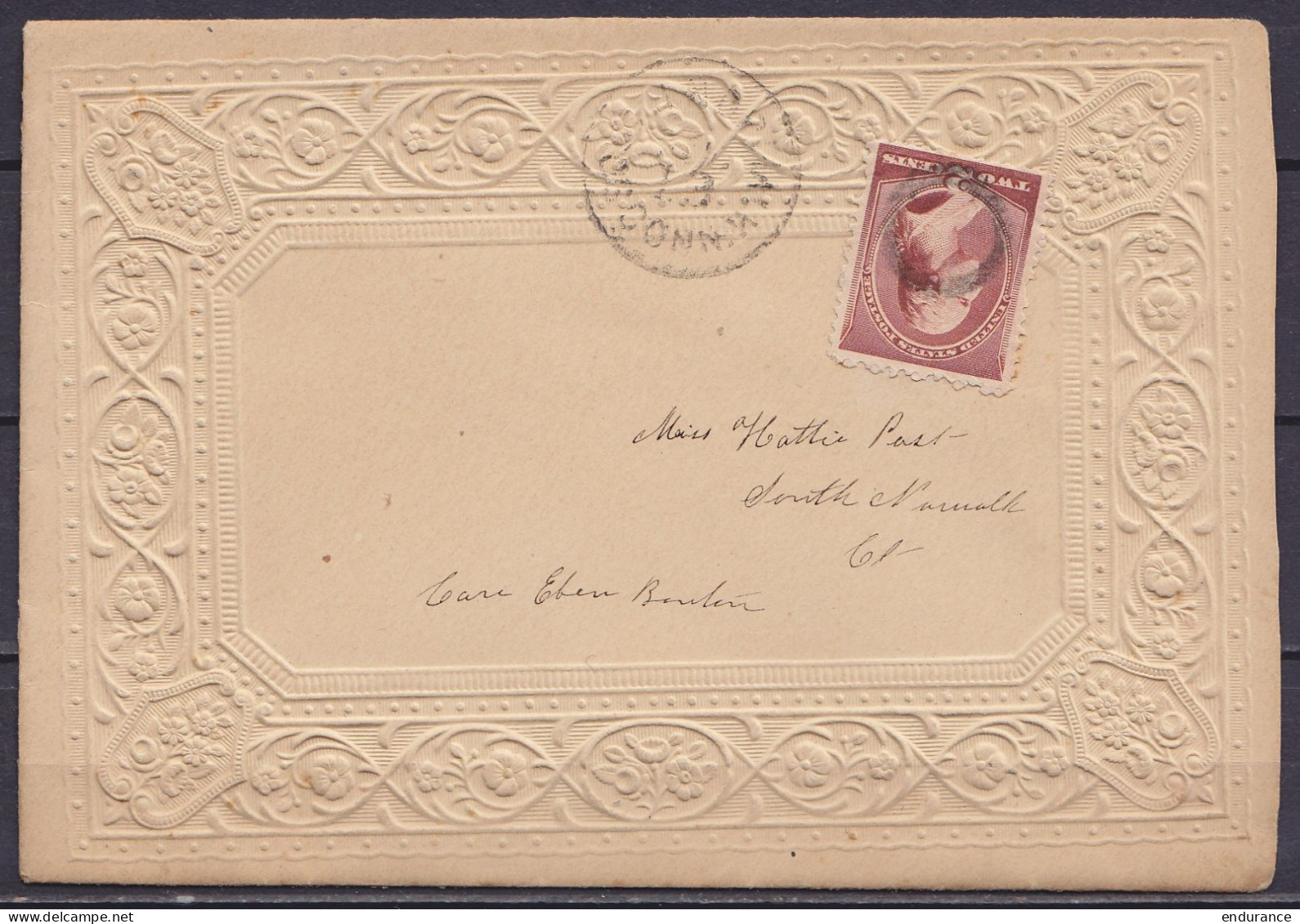 USA - LSC (sans Contenu) "Valentine" Affr. 2c Càd ? /1913 Pour SOUTH NORWALK - Cartas & Documentos