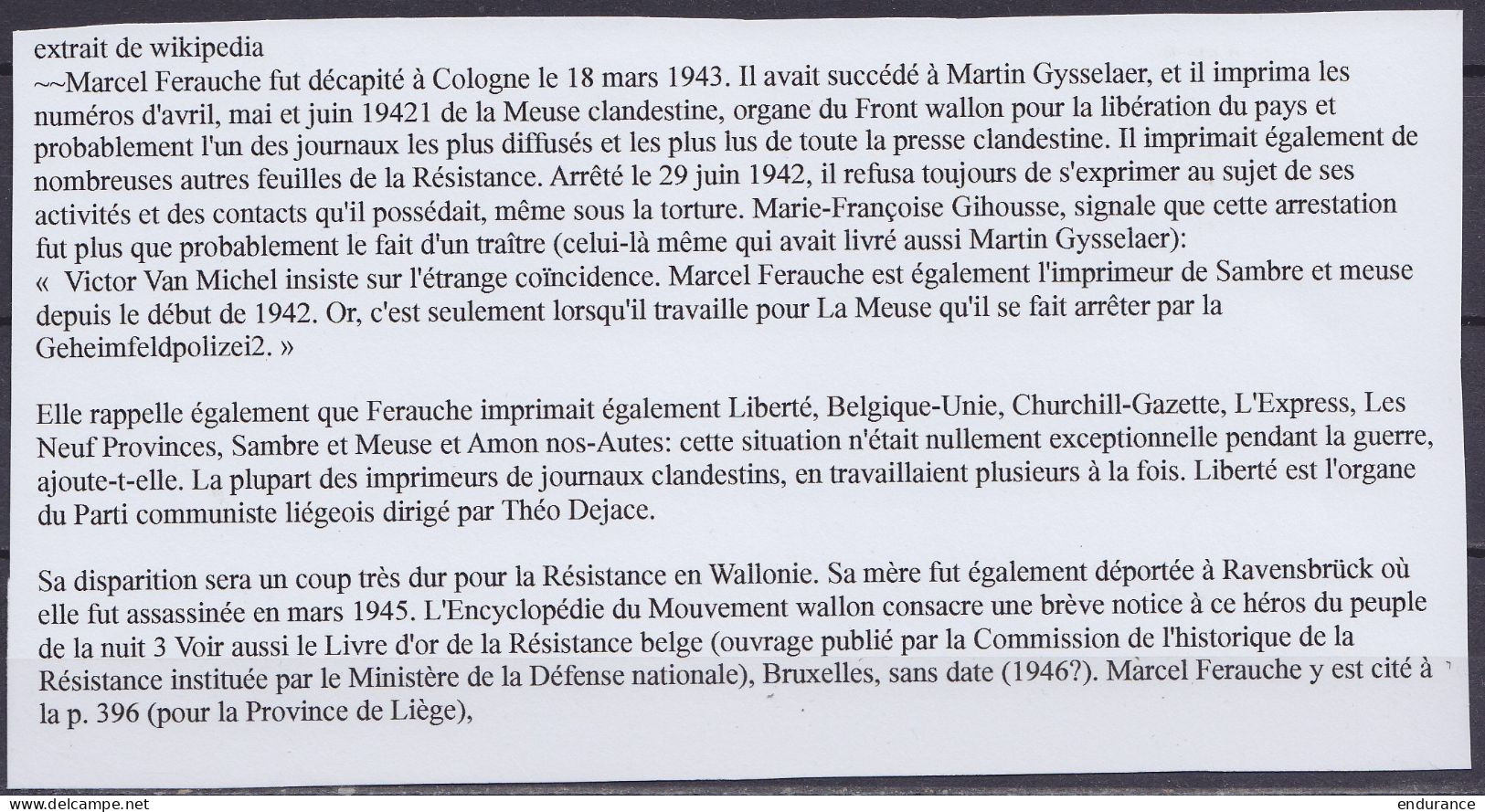 CP Fantaisie Affr. N°81 Càd Oval "BRUXELLES /7 JUIN 1908/ JOURNAUX" Pour Marcel Férauche (Résistant - Voir Note) à BRESS - 1893-1907 Coat Of Arms