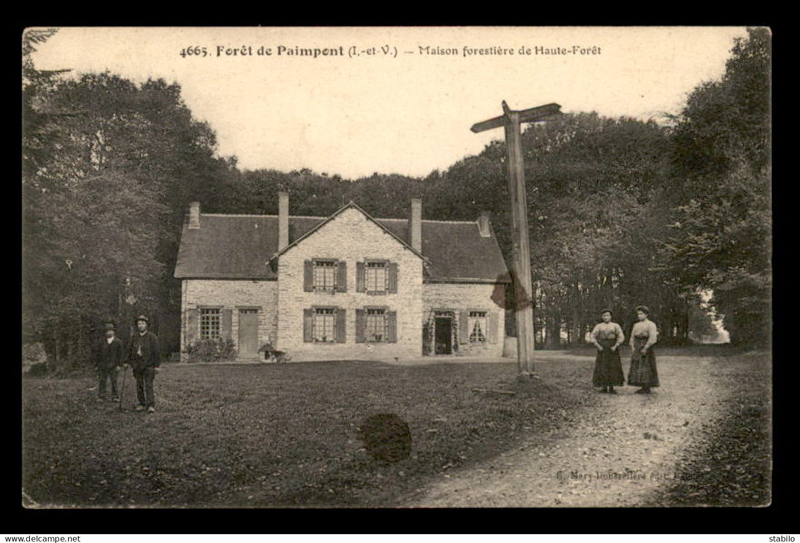 35 - FORET DE PAIMPONT - MAISON FORESTIERE DE HAUTE-FORET - Paimpont