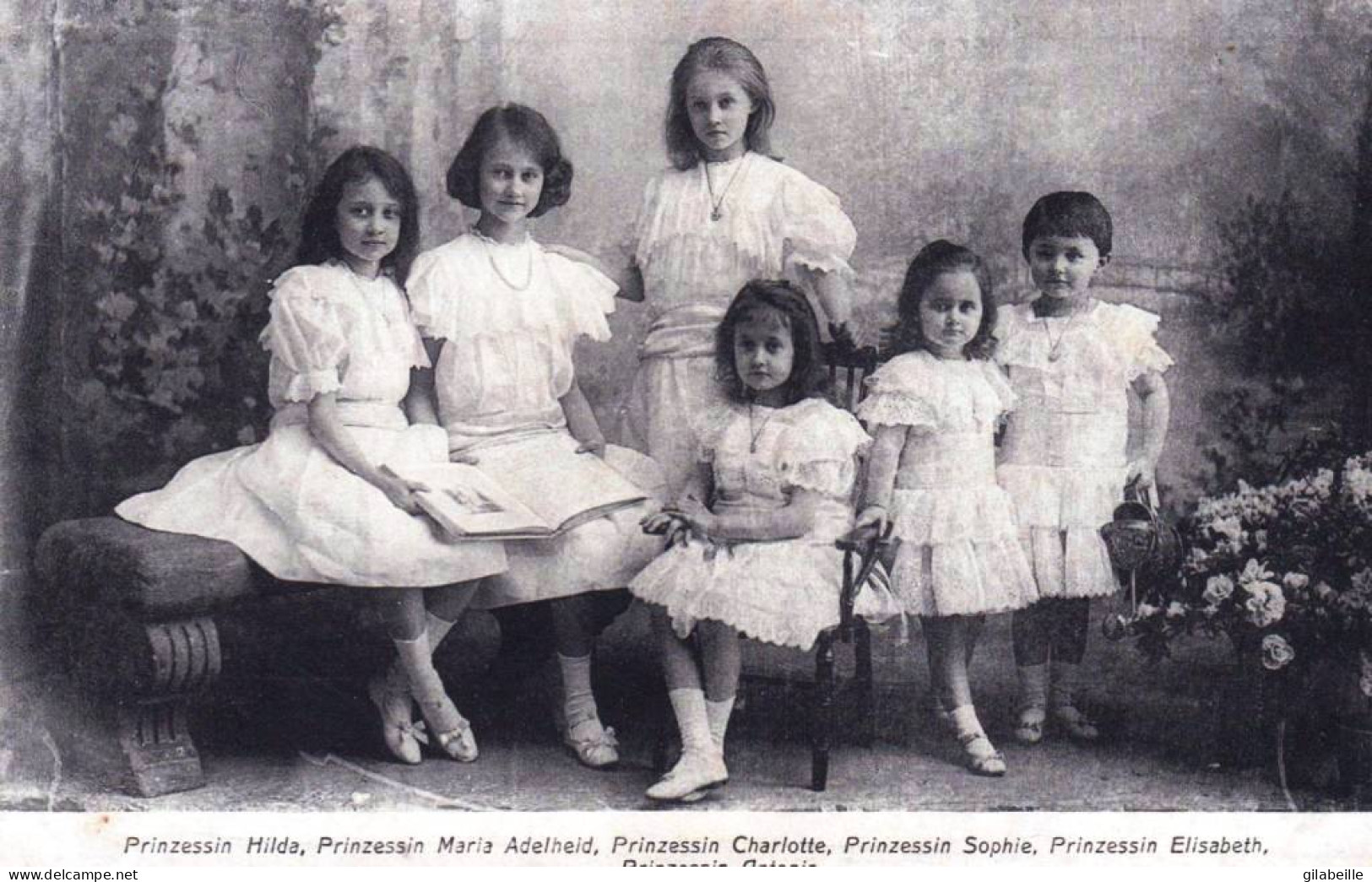 Luxembourg - Famille Grand Ducale -  Prinzessin Adelheid, Charlotte, Rilda, Antonia, Elisabeth, Sophie - Famiglia Reale
