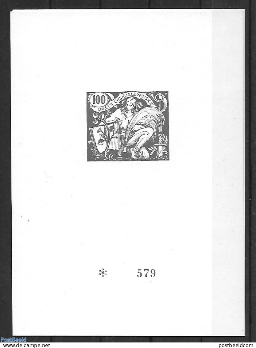 Czechoslovkia 1923 Special Sheet , Mint NH, Science - Autres & Non Classés