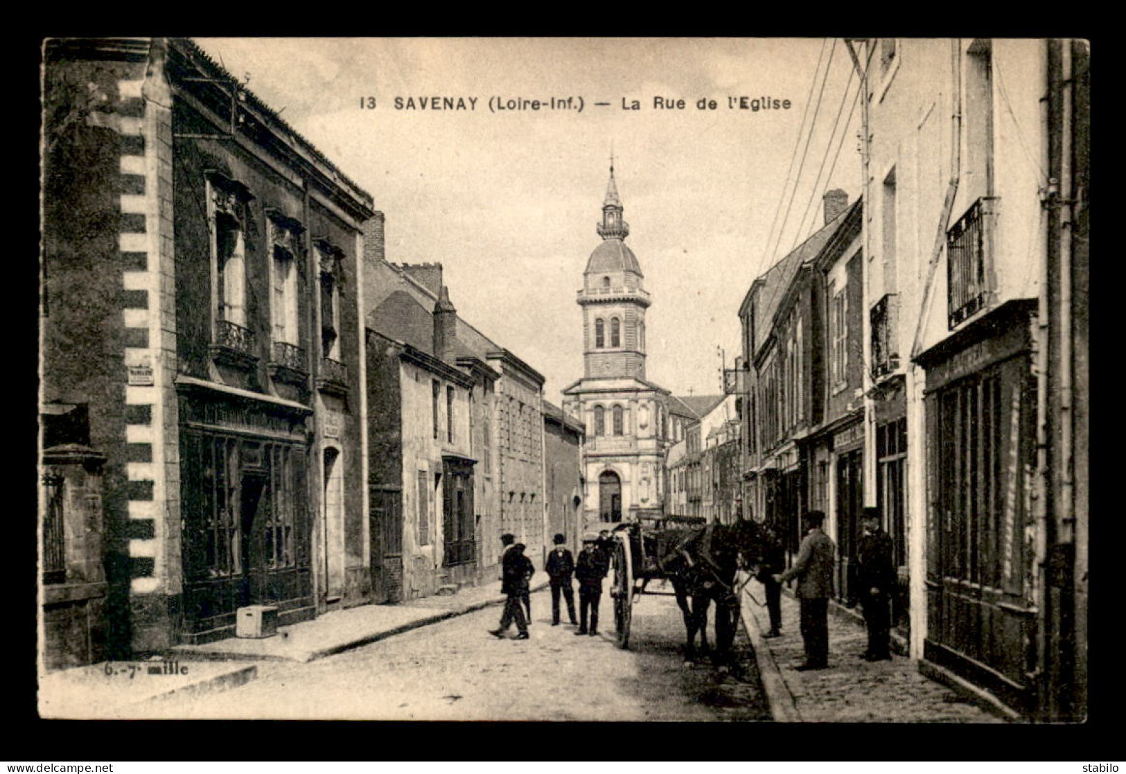 44 - SAVENAY - RUE DE L'EGLISE - Savenay