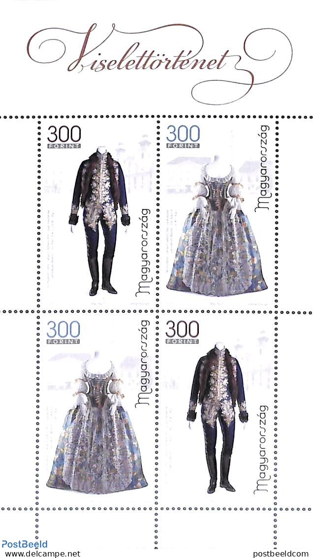 Hungary 2020 History Of Fashion S/s, Mint NH, Art - Fashion - Unused Stamps
