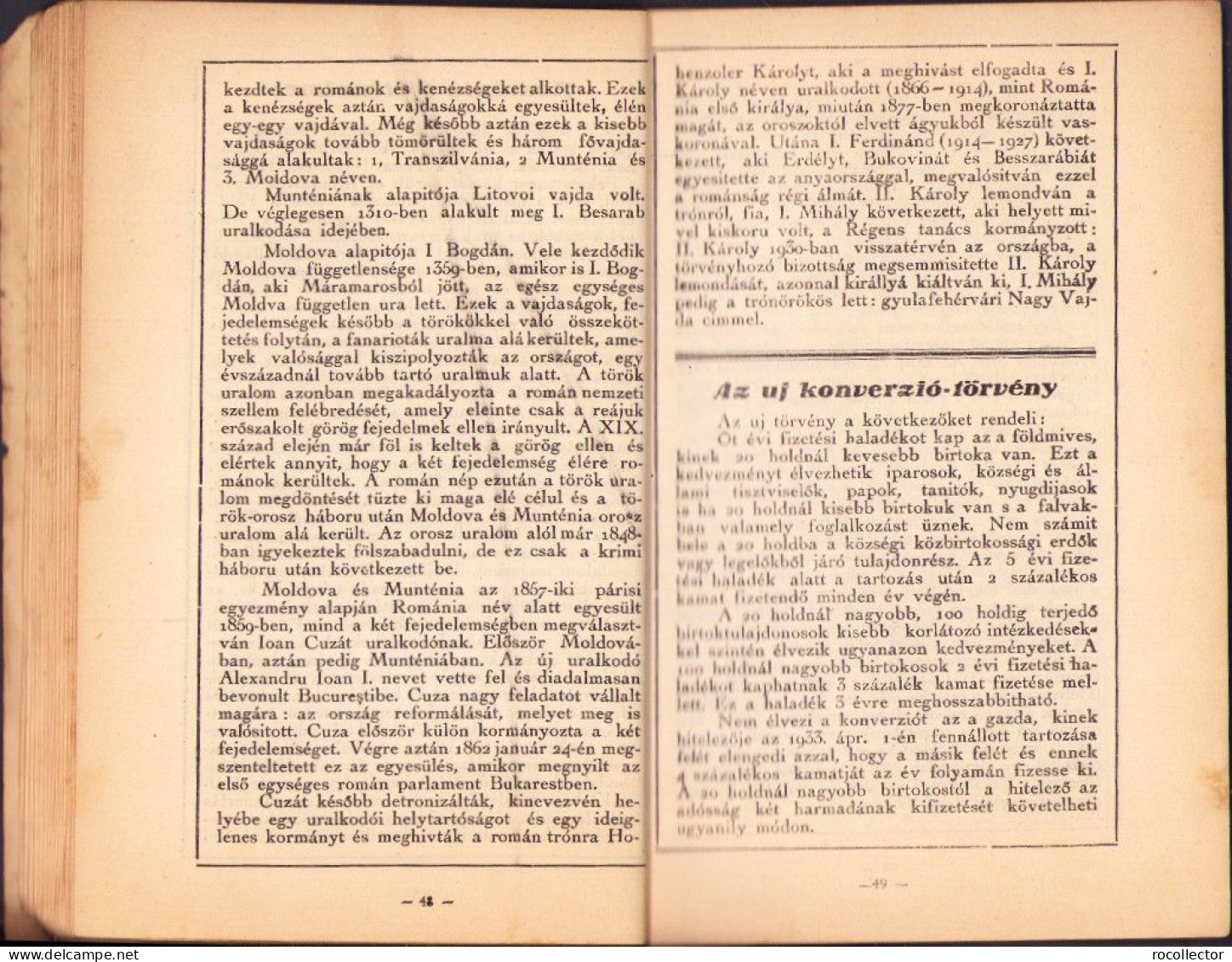 Szerencsés ember magyar naptára az 1934-ik közönséges esztendőre Marosvasarhely 718SPN