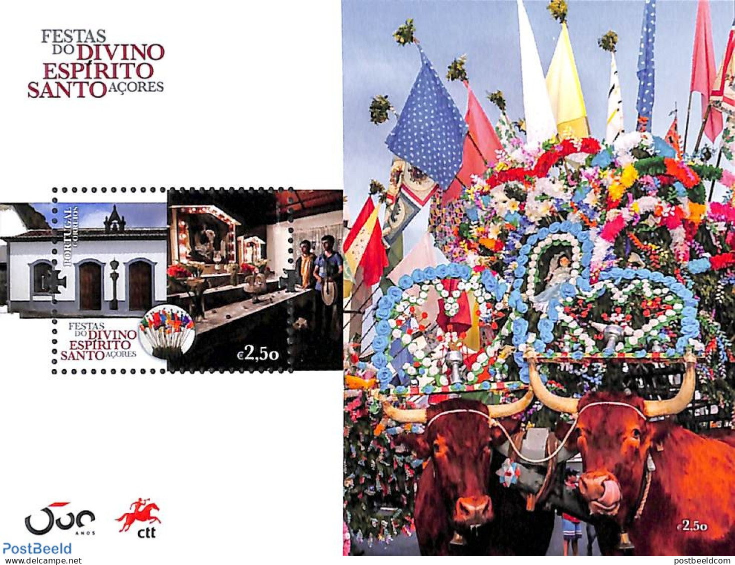 Azores 2020 Festivals S/s, Mint NH, Various - Folklore - Azoren