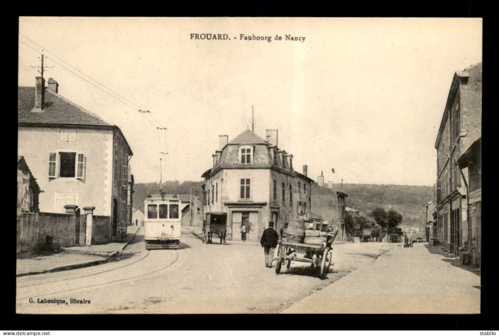 54 - FROUARD - FAUBOURG DE NANCY - TRAMWAY - Frouard