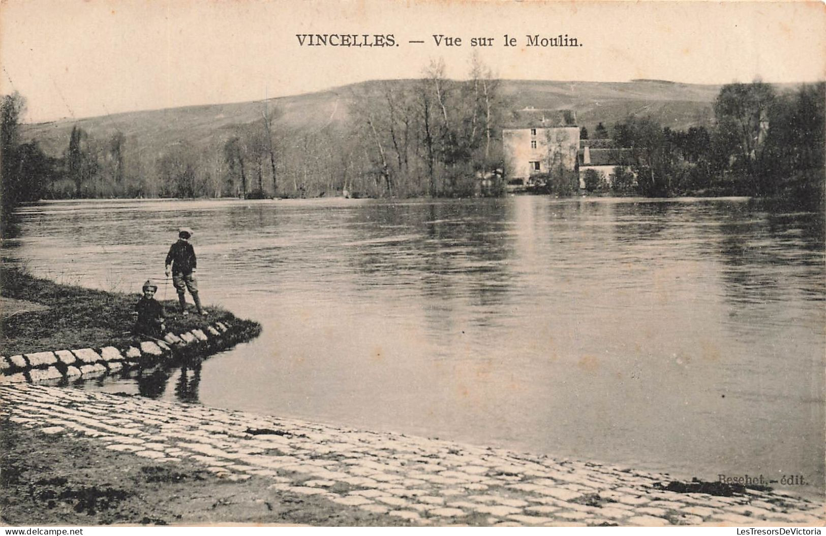 FRANCE - Vincelles - Vue Sur Le Moulin - Carte Postale Ancienne - Sonstige & Ohne Zuordnung