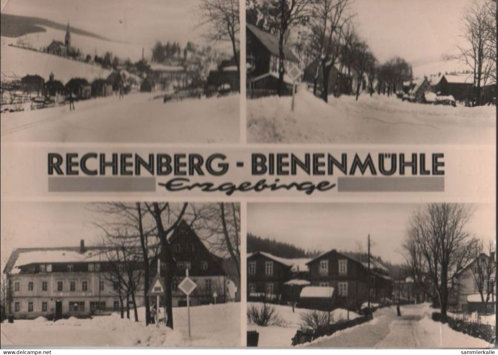 52676 - Rechenberg-Bienenmühle - 4 Teilbilder - 1961 - Rechenberg-Bienenmühle