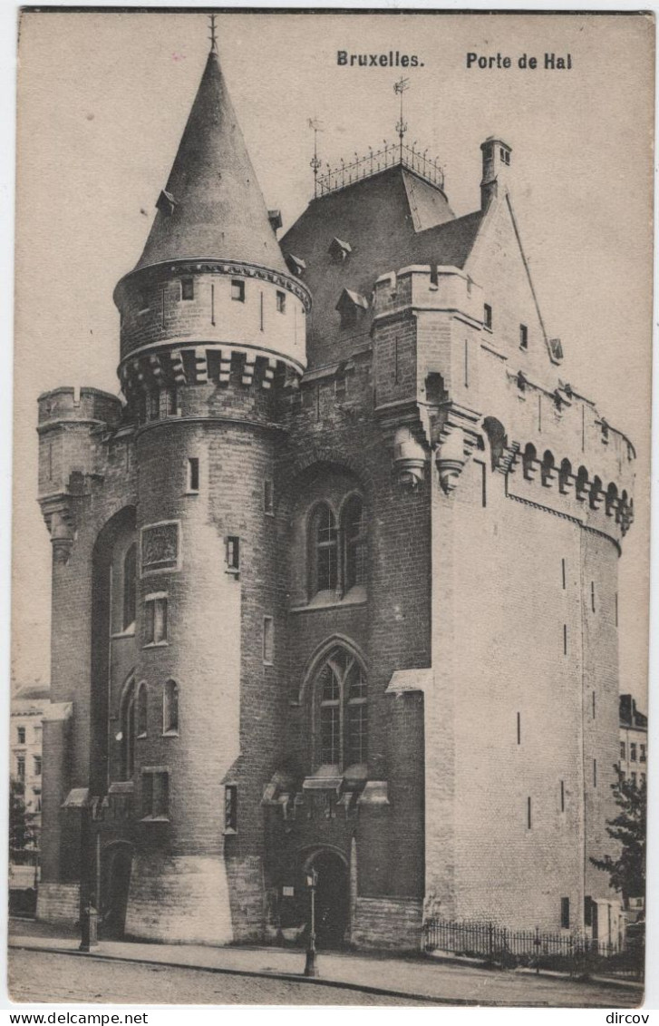 Brussel/Bruxelles - Hallepoort (gelopen Kaart Met Zegel) - Monumenti, Edifici