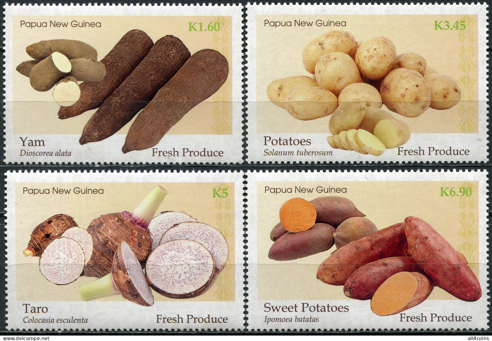 Papua New Guinea 2019. Fresh Produce (I) (MNH OG) Set Of 4 Stamps - Papua New Guinea