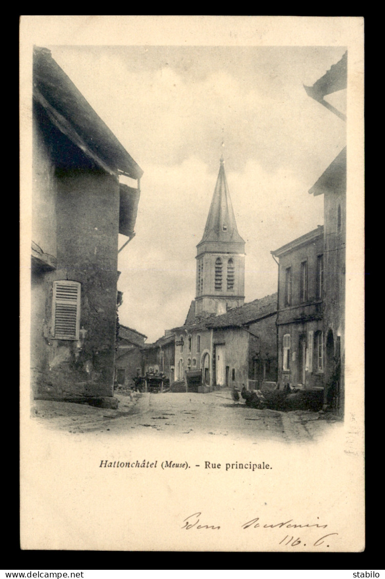 55 - HATTONCHATEL - RUE PRINCIPALE - SANS EDITEUR - Vigneulles Les Hattonchatel