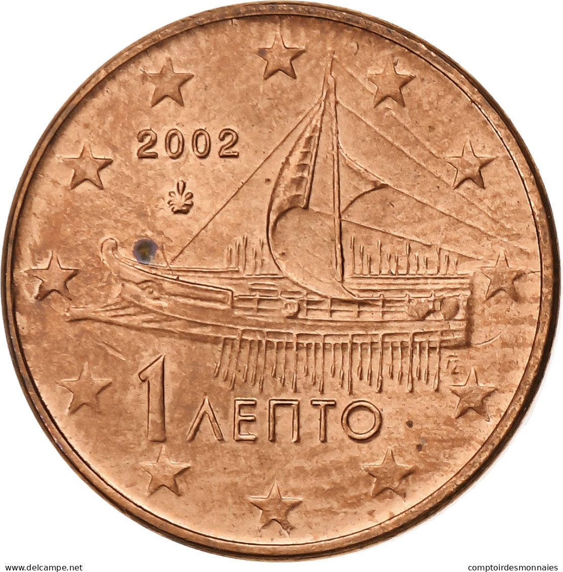 Grèce, Euro Cent, 2002, Athènes, TTB, Cuivre Plaqué Acier, KM:181 - Grecia