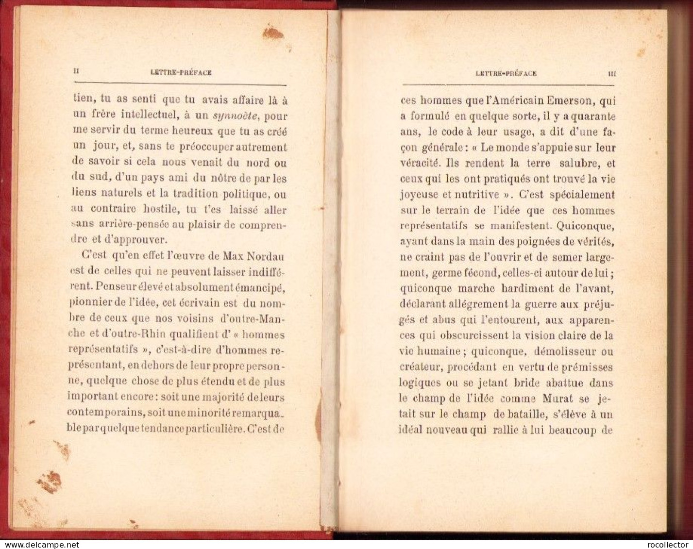 Comedie Du Sentiments Par Max Nordau, 1893 C4315N - Alte Bücher