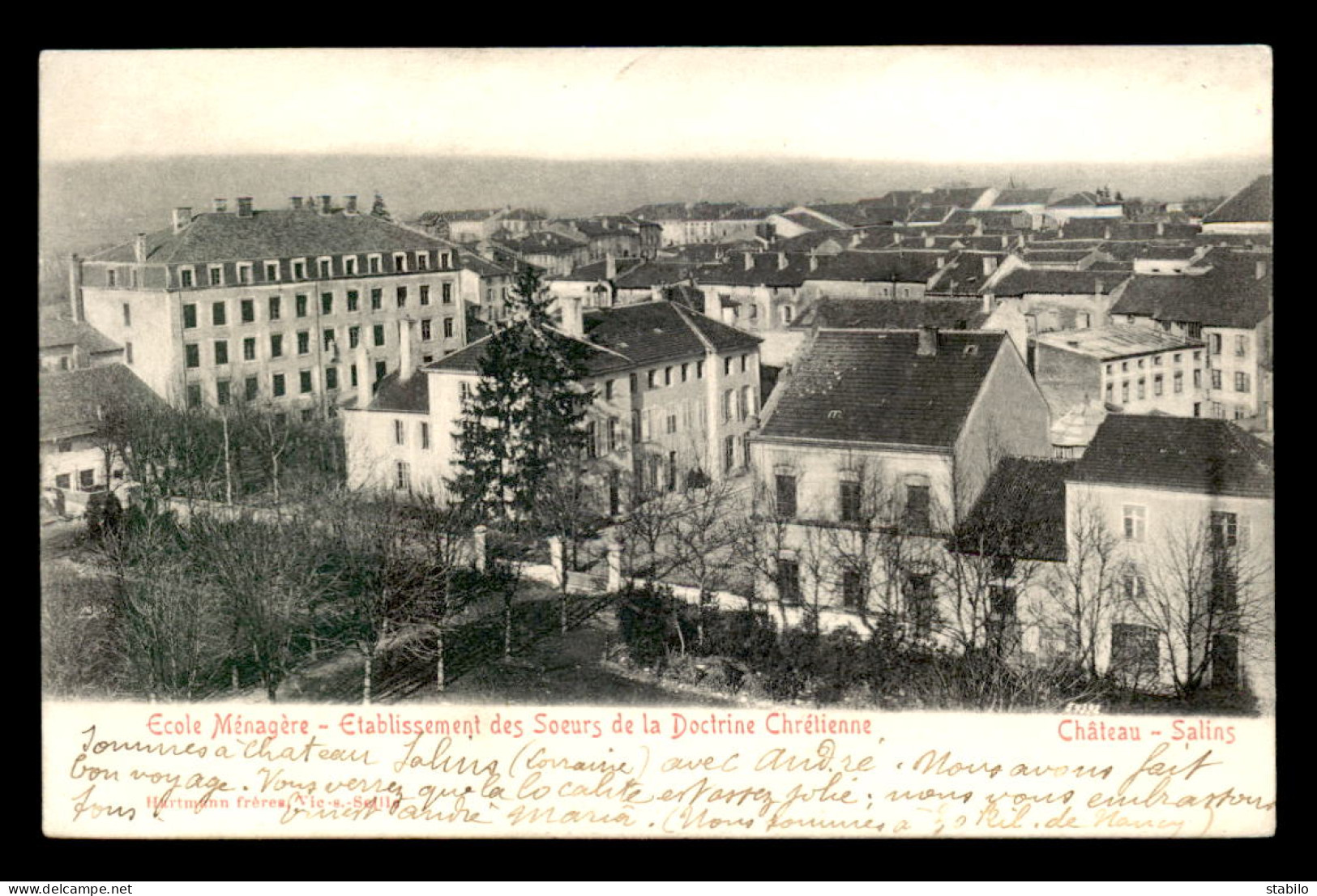 57 - CHATEAU-SALINS - ECOLE MENAGERE - ETABLISSEMENT DES SOEURS DE LA DOCTRINE CHRETIENNE - Chateau Salins