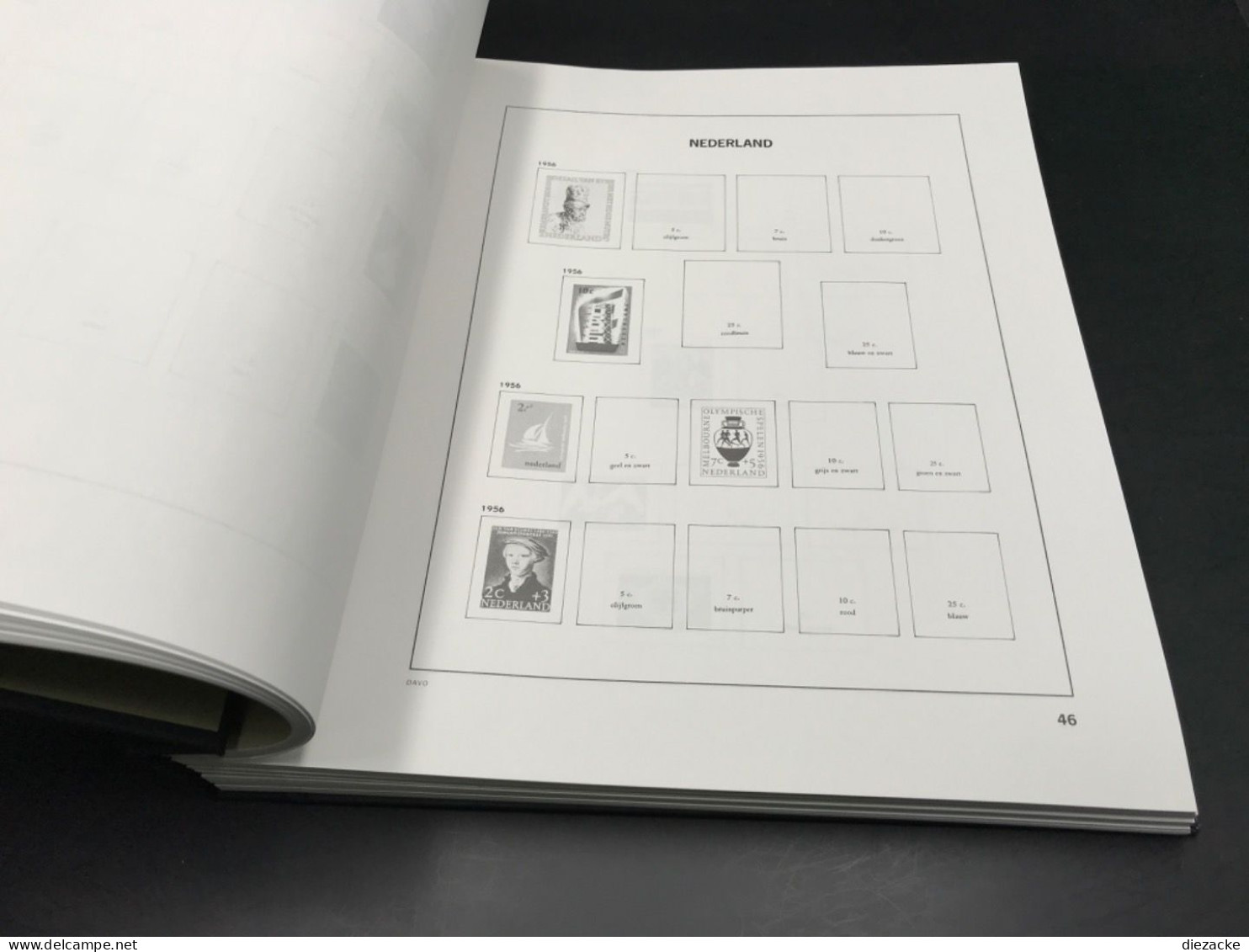DAVO Vordrucke Niederlande 1852-1989 REGULAR Binder Mit Kassette Neuwertig (7434 - Binders With Pages