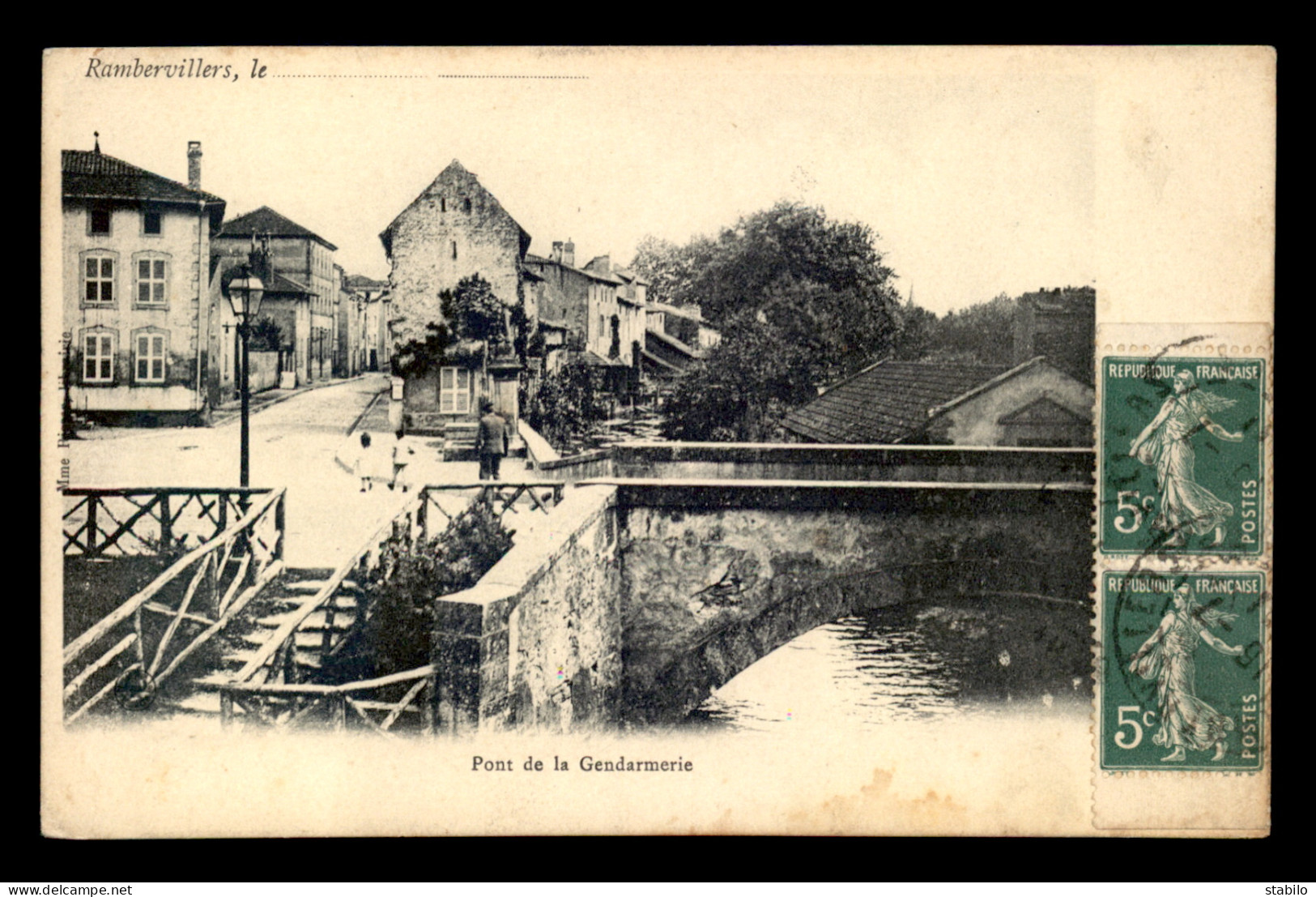 88 - RAMBERVILLERS - PONT DE LA GENDARMERIE - Rambervillers