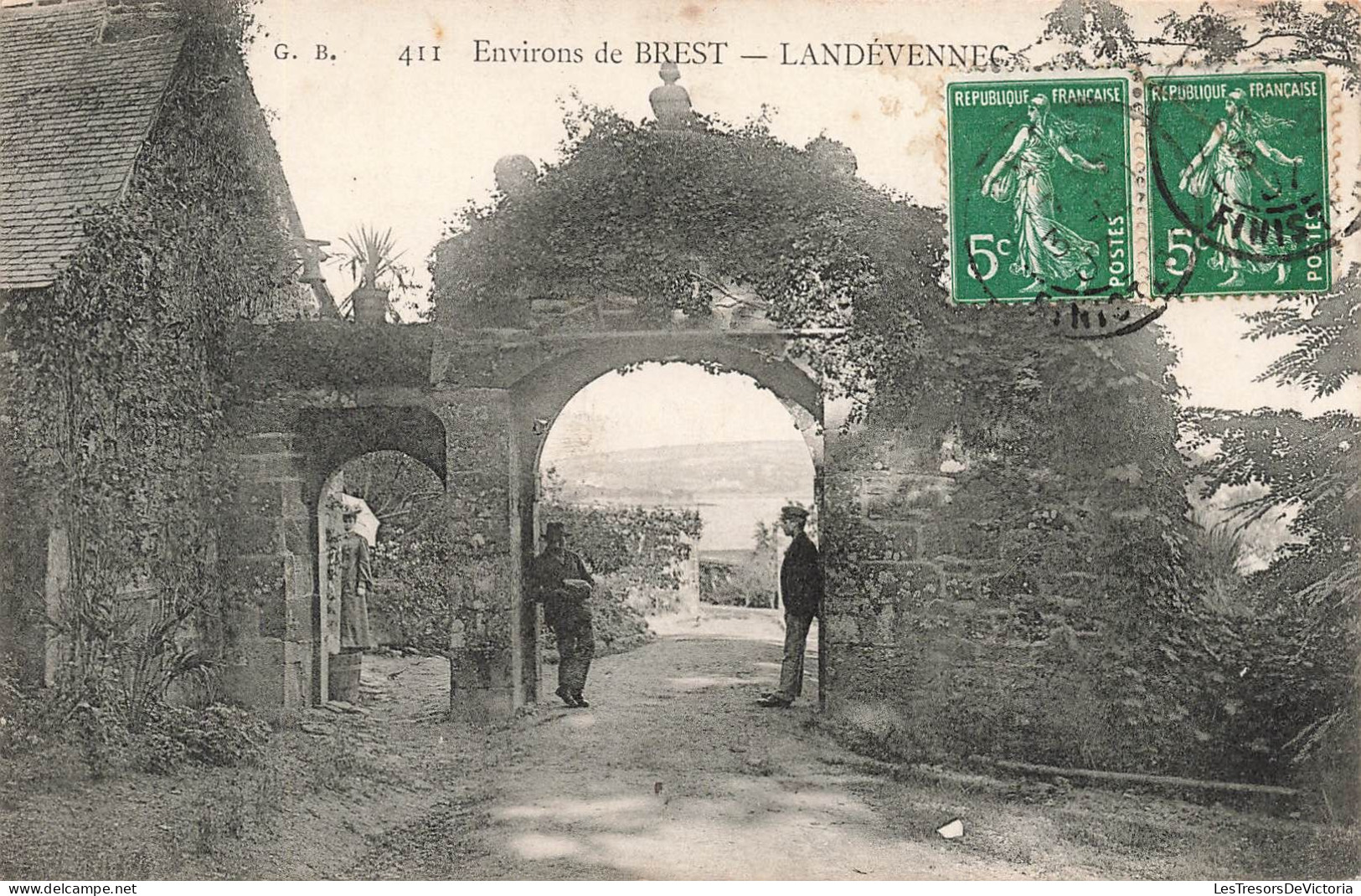 FRANCE - Environs De Brest - Landévennec - Carte Postale Ancienne - Brest