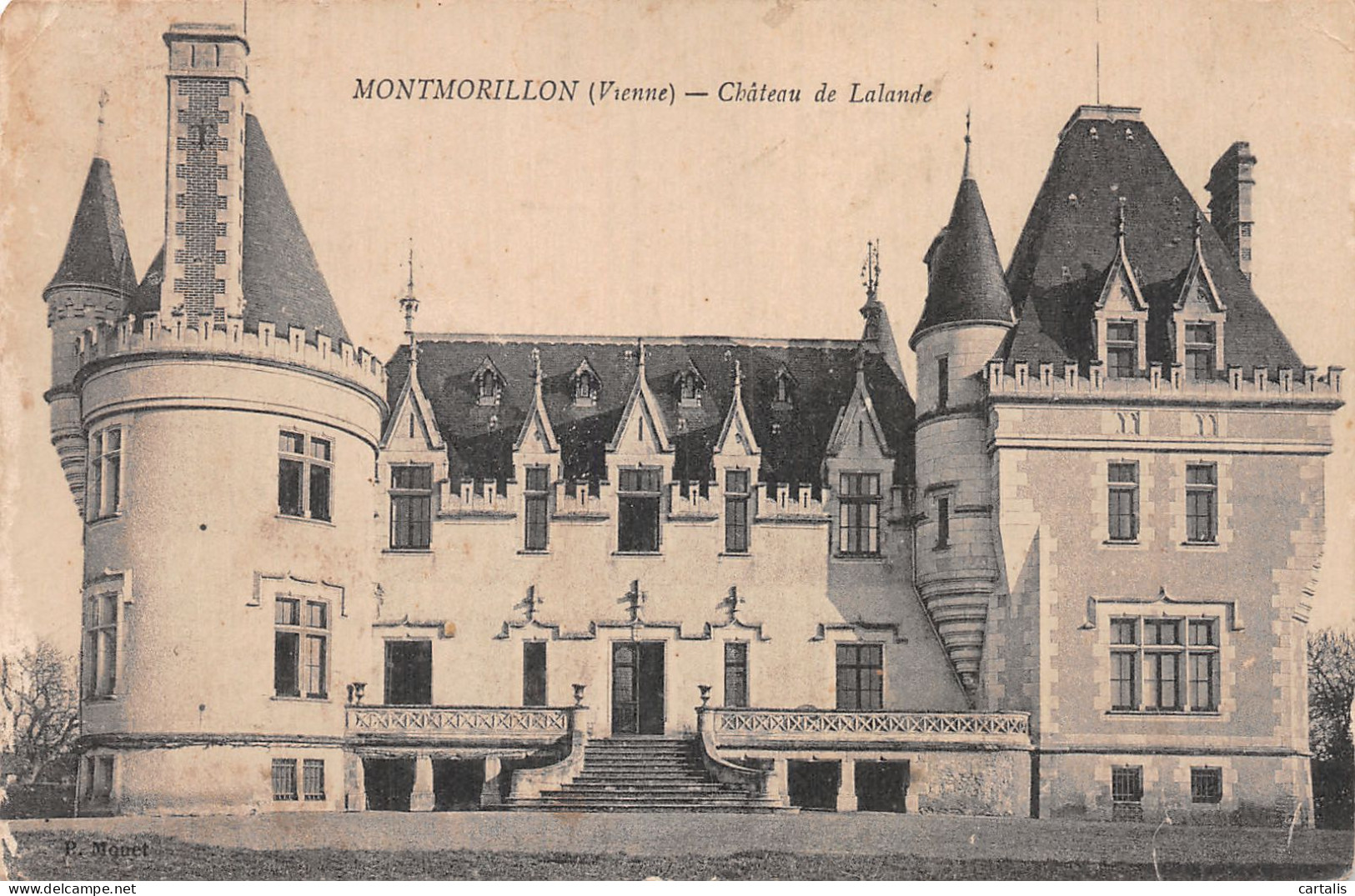 86-MONTMORILLON CHATEAU DE LALANDE-N°4483-G/0389 - Montmorillon