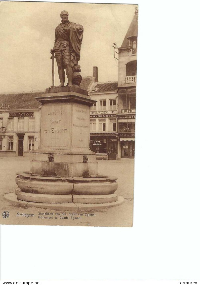 Zottegem:Standbeeld Van Den Graag Van Egmont - Zottegem