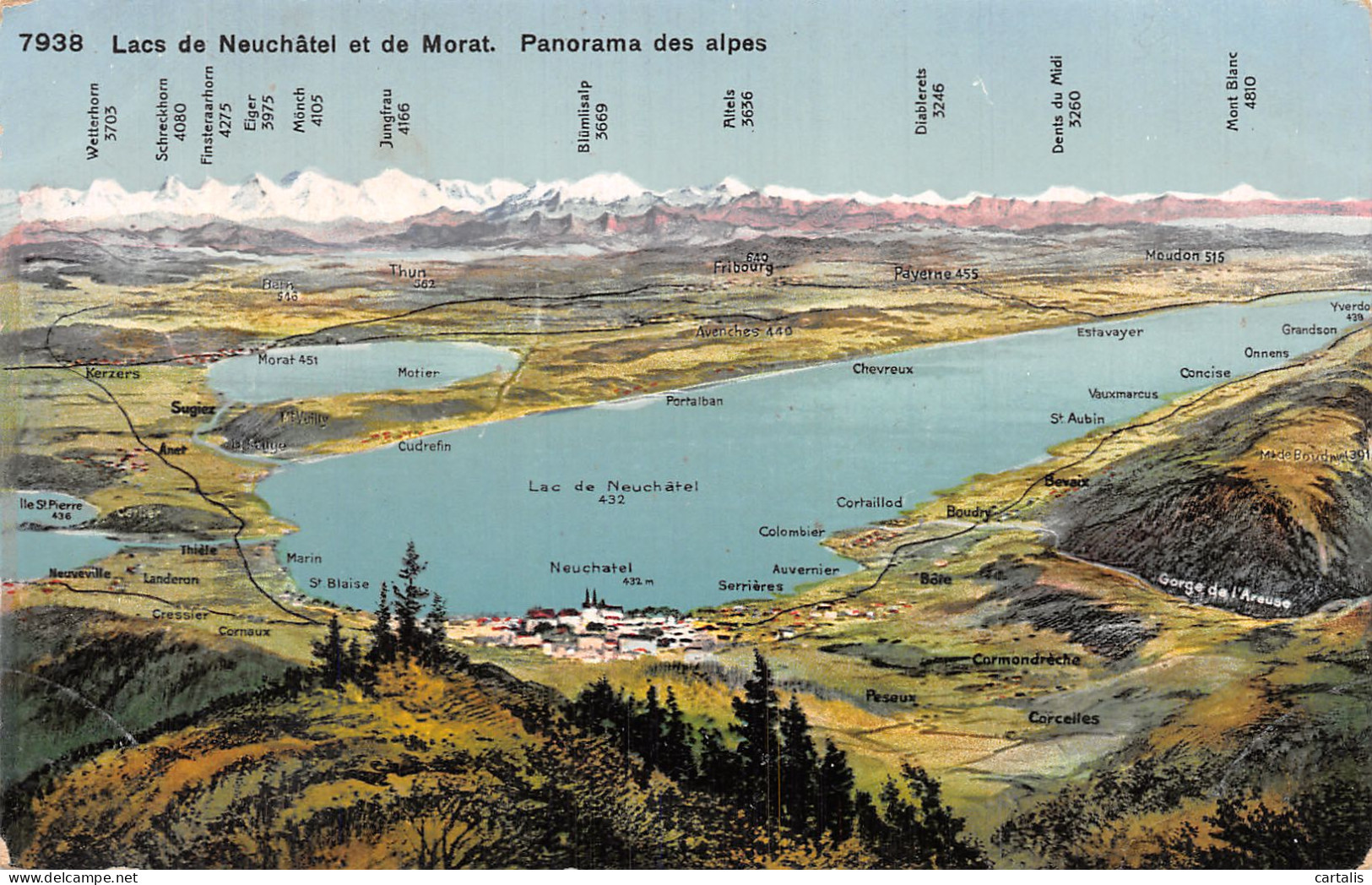 ET-SUISSE LACS DE NEUCHATEL ET DE MORAT-N°4483-E/0393 - Morat