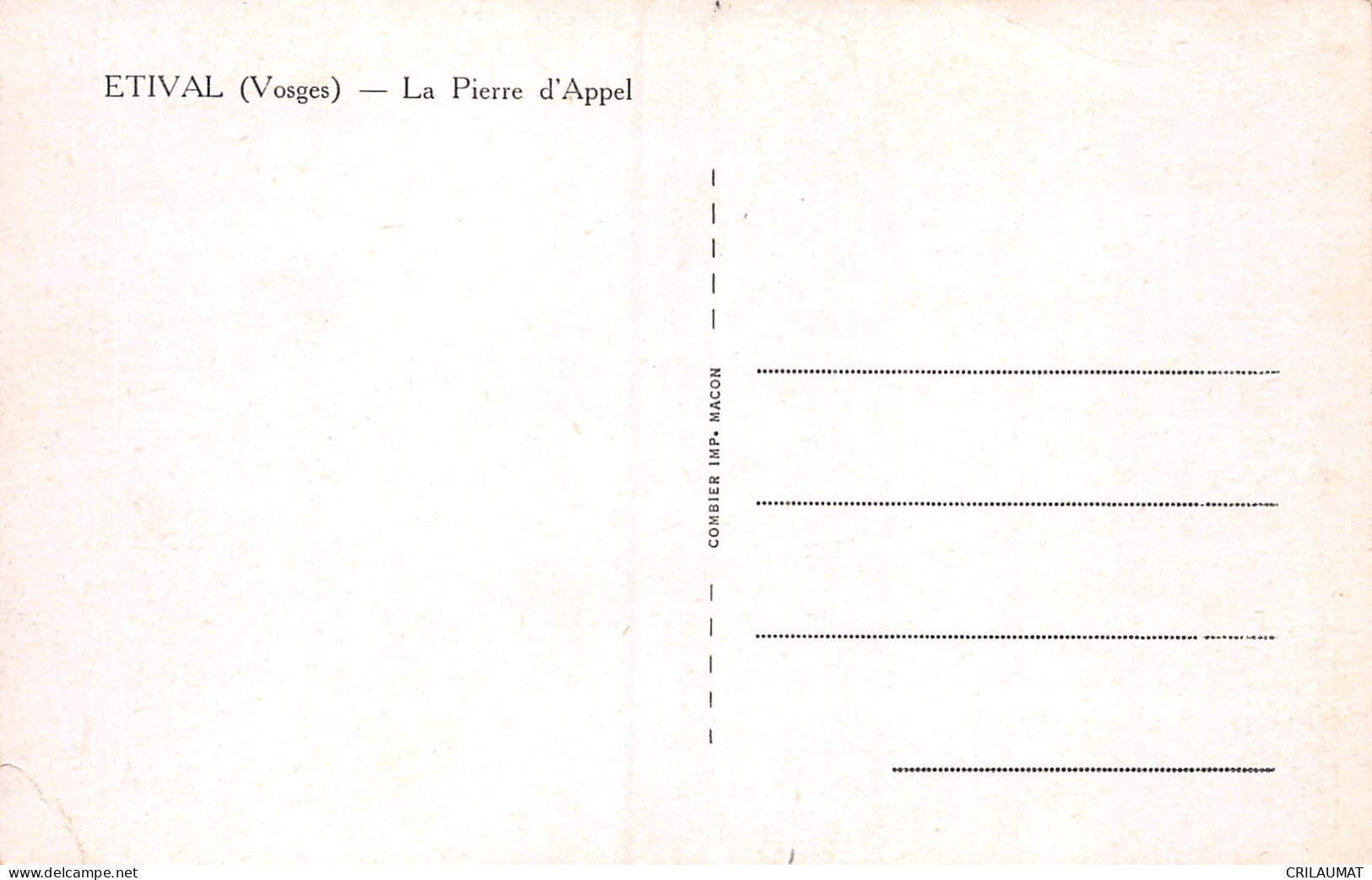 88-ETIVAL-N°T2921-H/0209 - Etival Clairefontaine