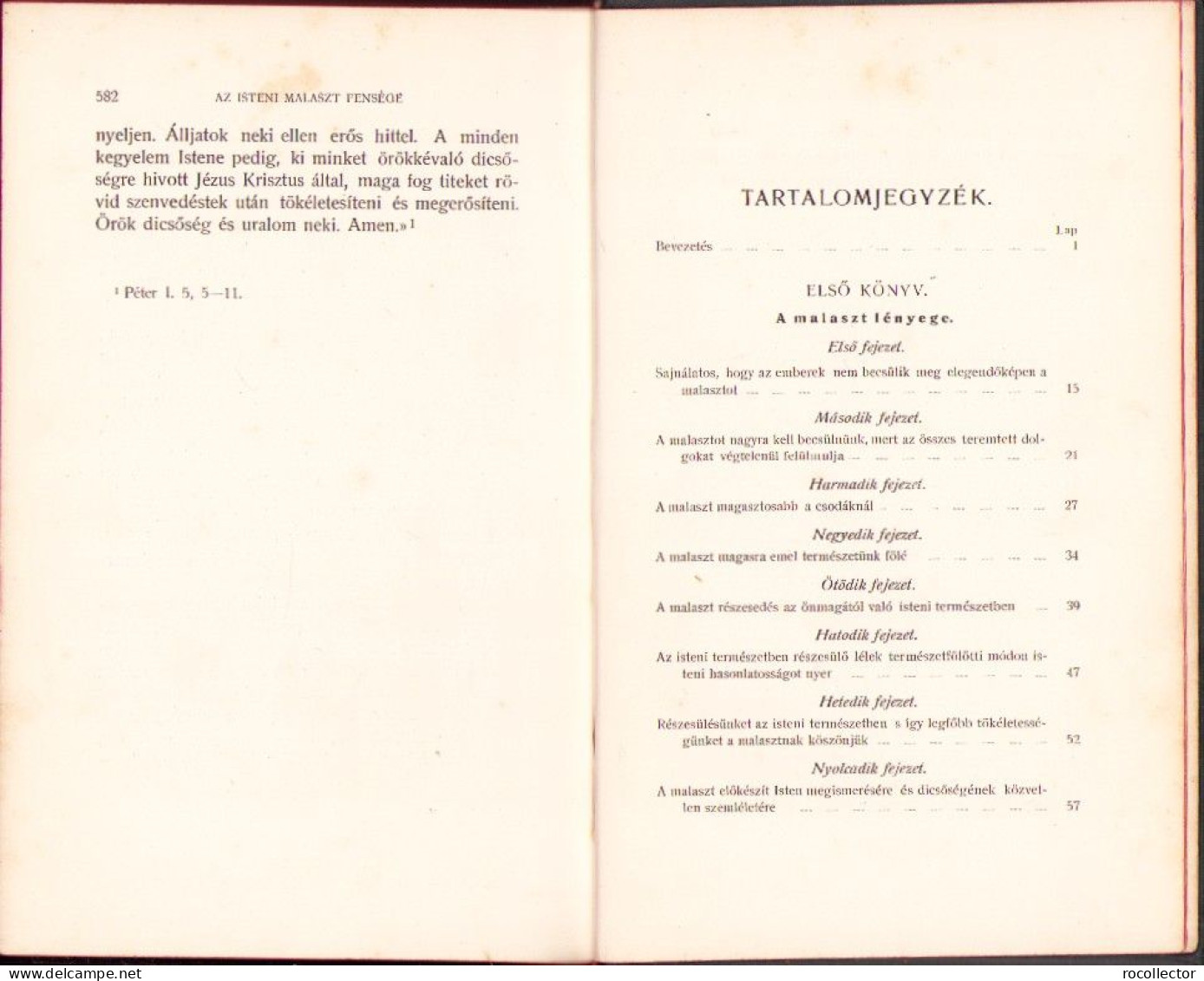 Az Isteni Malaszt Fensége Irta Scheeben József, 1905, Budapest C4311N - Alte Bücher