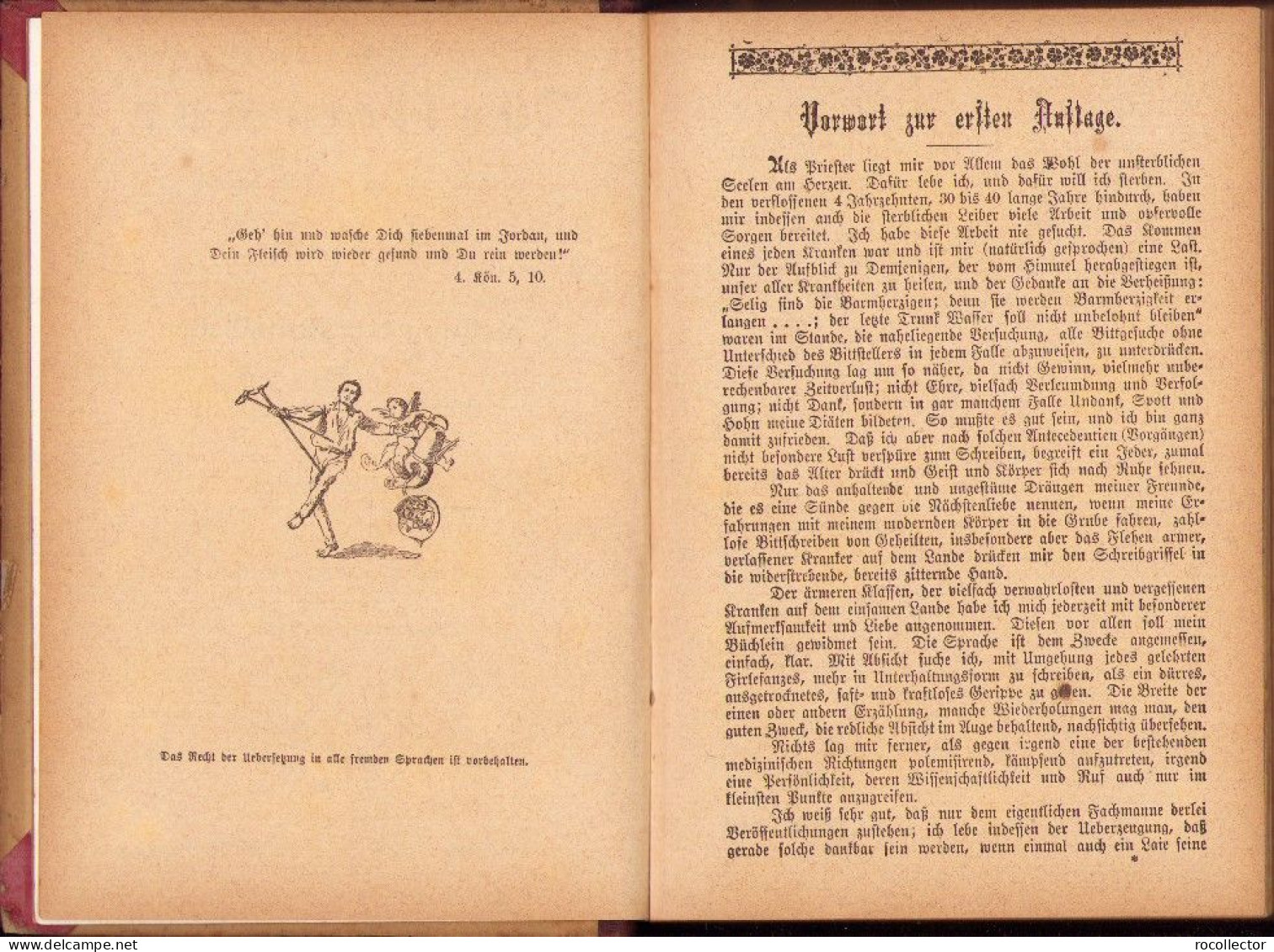 Meine Wasser-Kur Durch Mehr Als 35 Jahre Erprobt Und Geschrieben Zur Heilung Der Krankheiten Von Sebastian Kneipp, 1893 - Oude Boeken