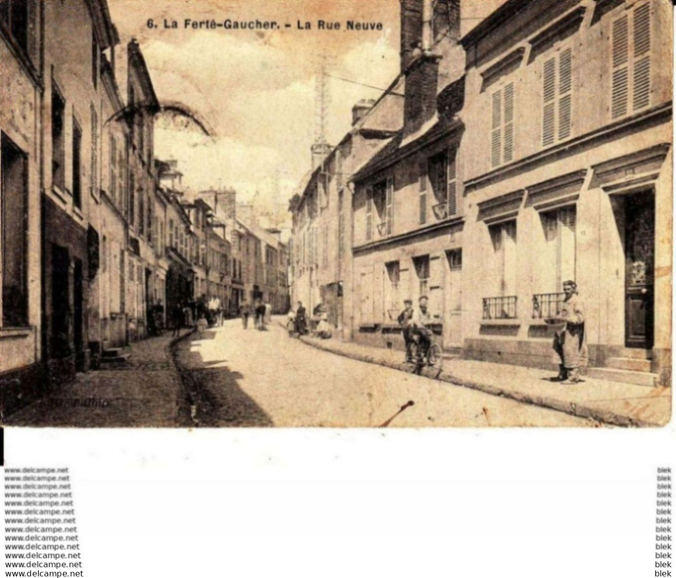 77 . Seine Et Marne .   La Ferté Gaucher : La Rue Neuve . - La Ferte Gaucher