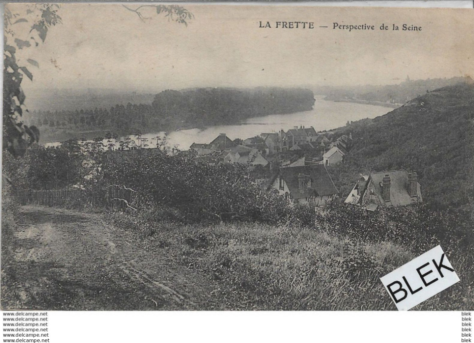 95. Val D ' Oise :  La Frette : Perspective  De La Seine . - La Frette-sur-Seine
