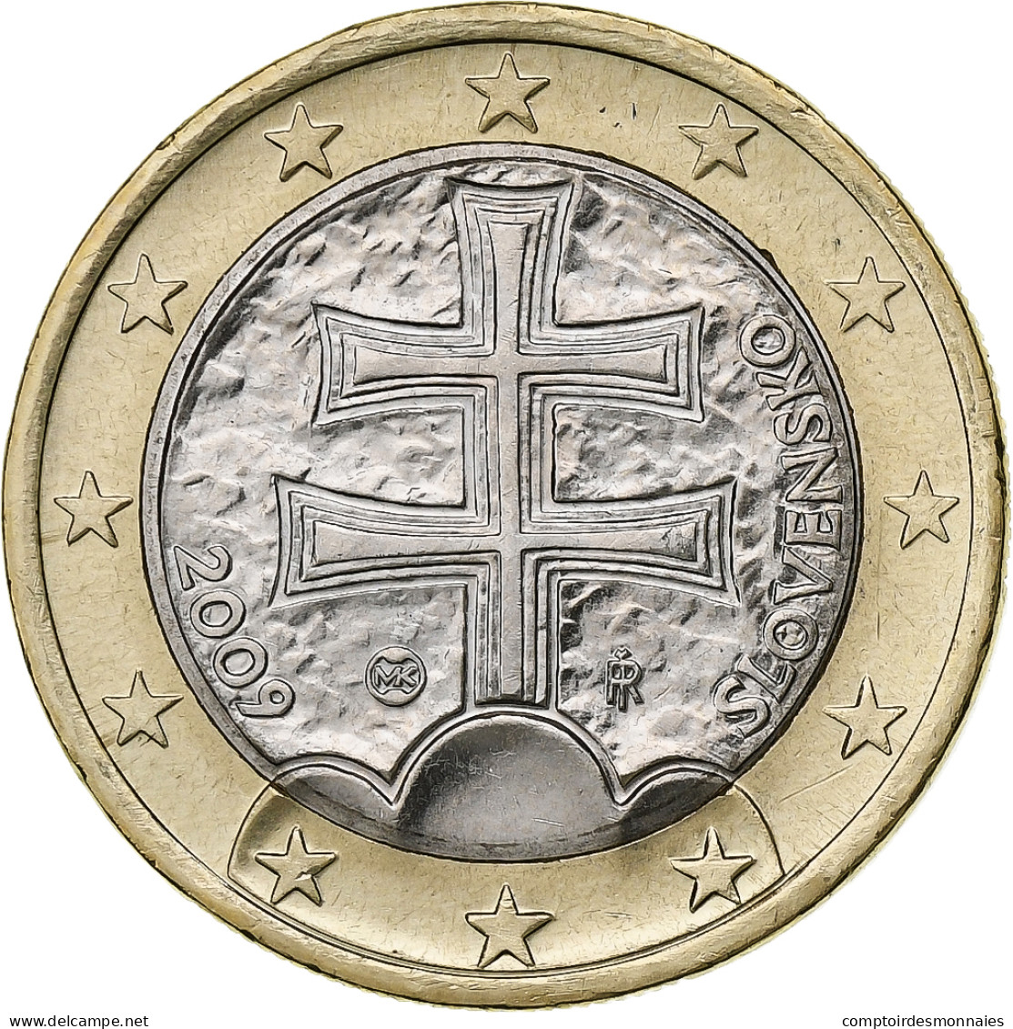 Slovaquie, Euro, 2009, Kremnica, SUP, Bimétallique, KM:101 - Slovaquie