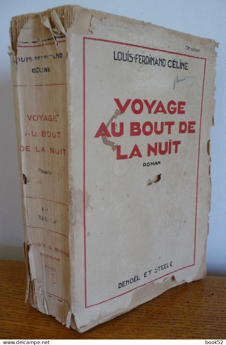 VOYAGE AU BOUT DE LA NUIT (Louis-Ferdinand Céline) Année 1932 (Edition Originale ?) - 1901-1940