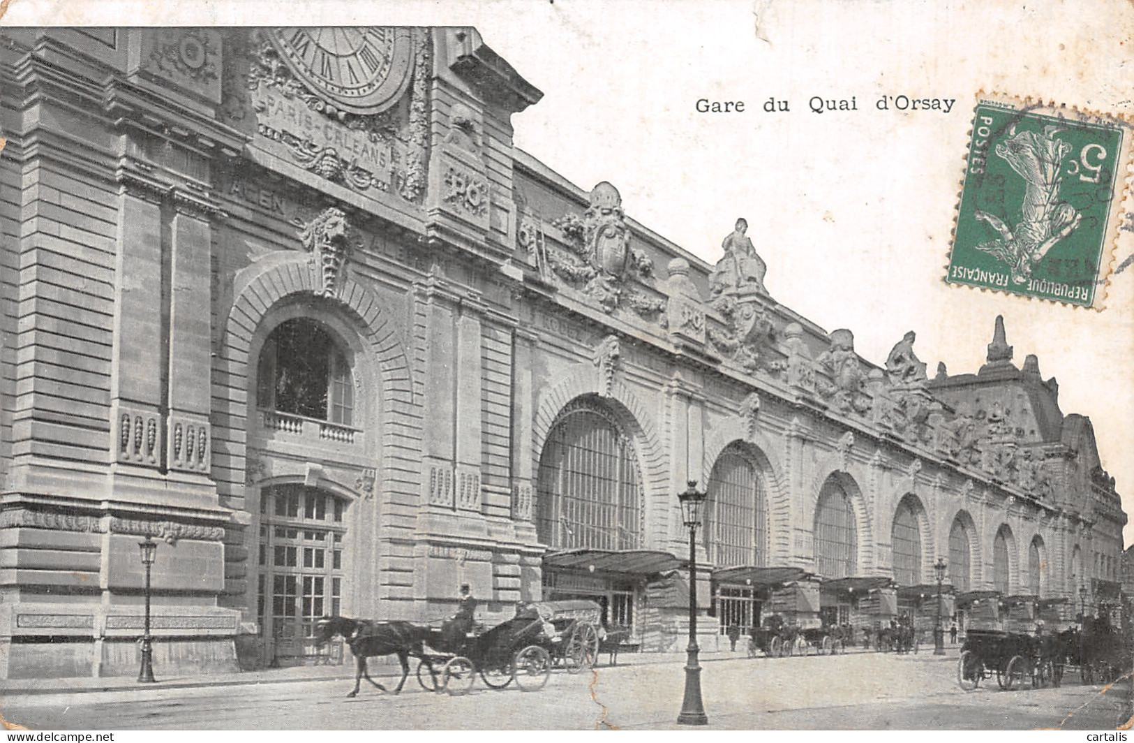 75-PARIS GARE DU QUAI D ORSAY-N°4484-H/0355 - Pariser Métro, Bahnhöfe