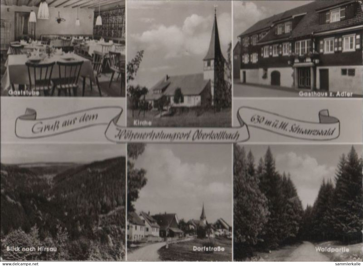 50968 - Oberreichenbach-Oberkollbach - Pension Zum Adler - 1966 - Calw