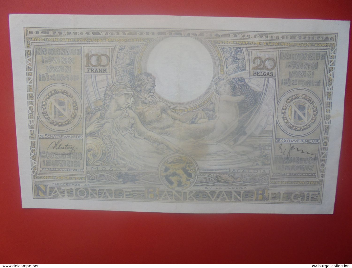 BELGIQUE 100 Francs 1938 Circuler COTES:5-10-25 EURO (B.33) - 100 Frank & 100 Frank-20 Belgas