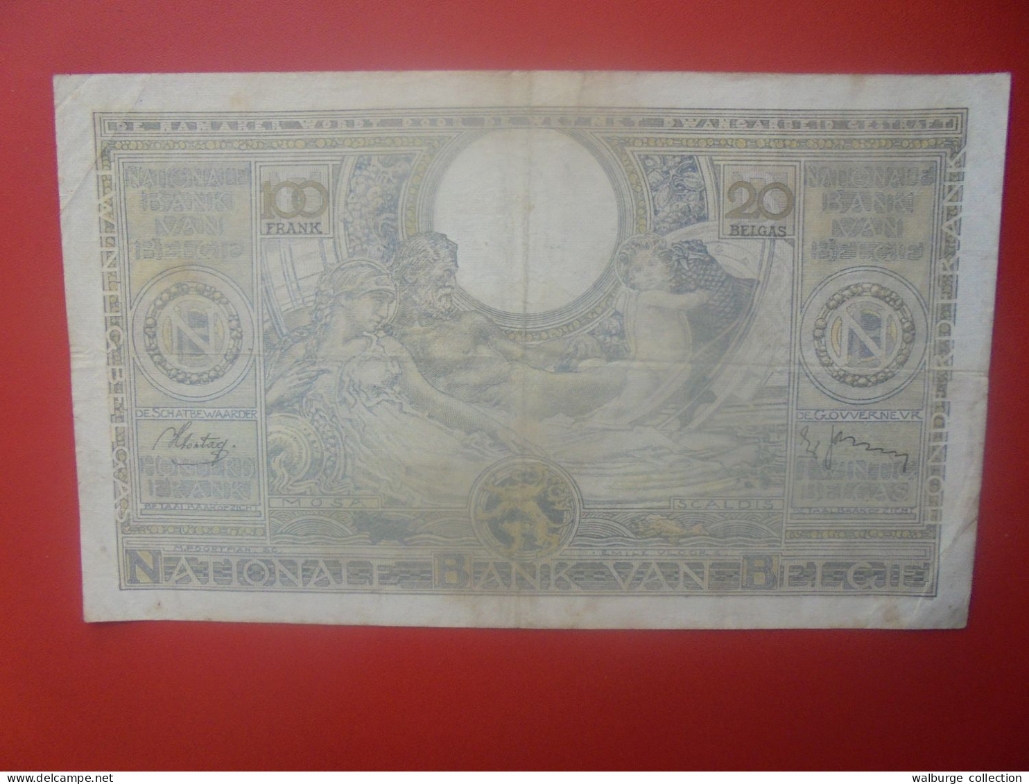 BELGIQUE 100 Francs 1938 Circuler COTES:5-10-25 EURO (B.33) - 100 Francos & 100 Francos-20 Belgas