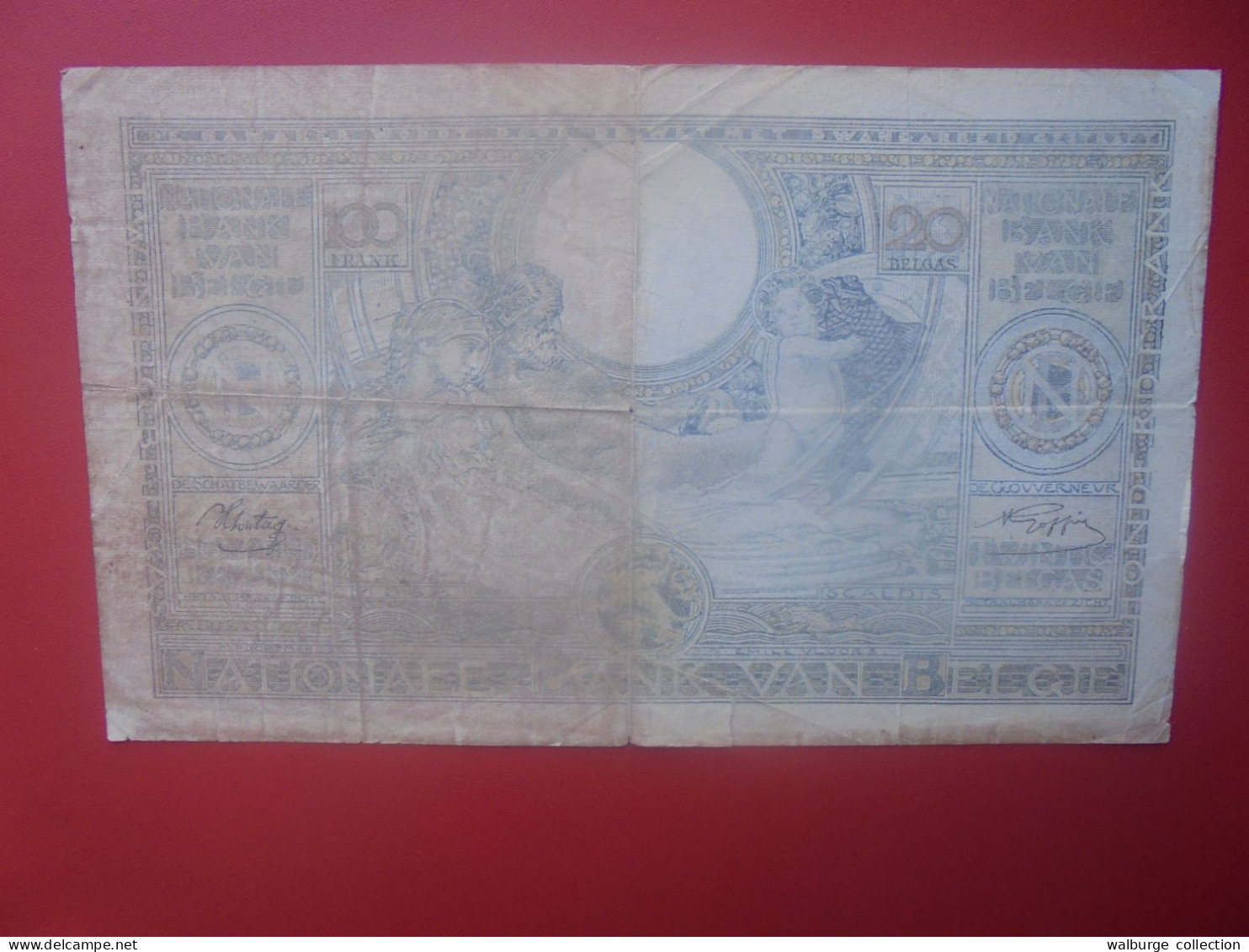 BELGIQUE 100 Francs 1942 Circuler COTES:5-10-25 EURO (B.33) - 100 Franchi & 100 Franchi-20 Belgas