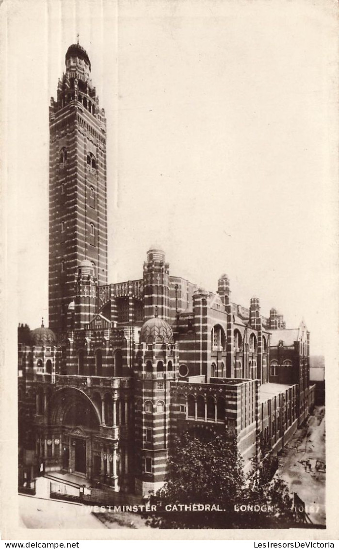 ROYAUME-UNI - Westminster Cathédral - London - Vue Générale De La Cathédrale - Face à L'entrée - Carte Postale Ancienne - Westminster Abbey
