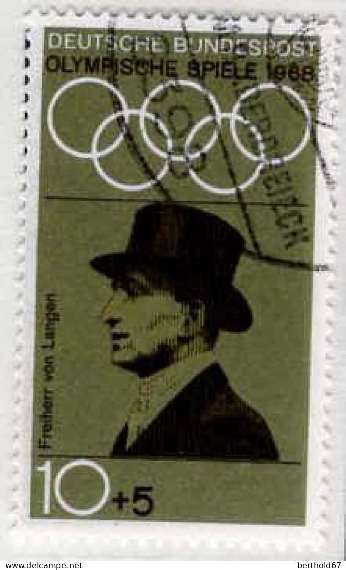 RFA Poste Obl Yv: 426 Mi:561 Olympische Spiele Freiherr Von Langen (TB Cachet Rond) (Thème) - Horses