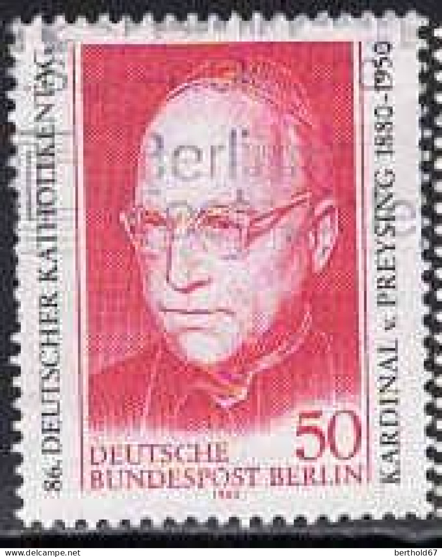 Berlin Poste Obl Yv:585 Mi:624 Kardinal Von Preysing (Obl.mécanique) - Used Stamps