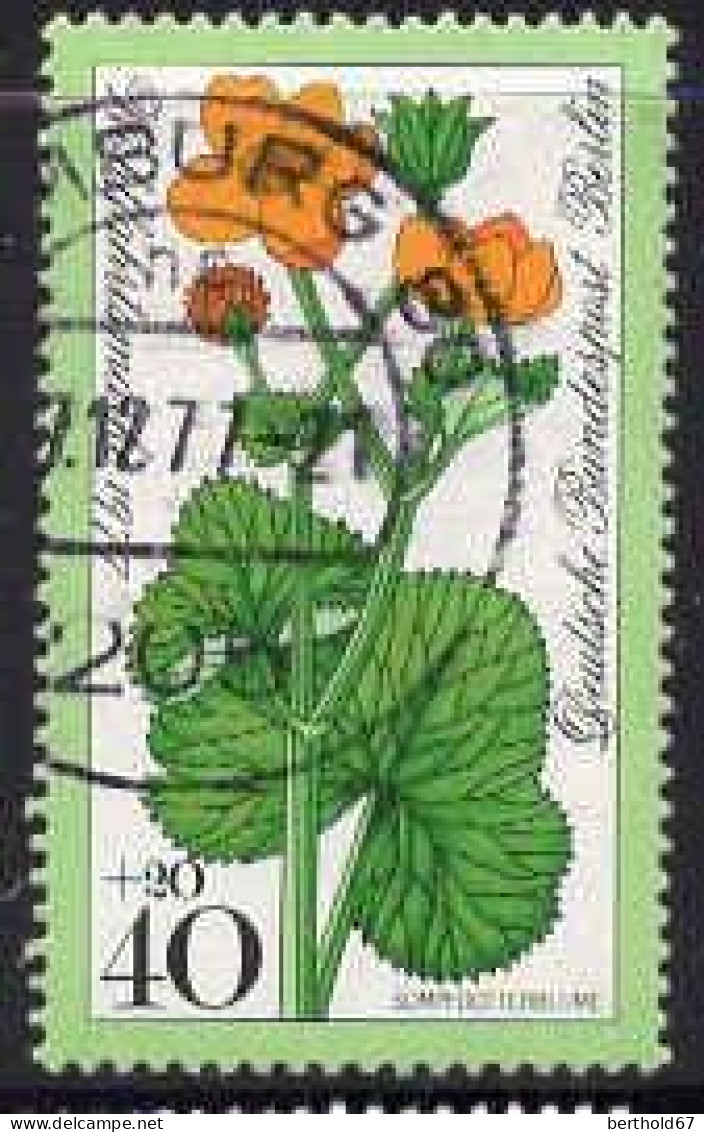 Berlin Poste Obl Yv:519 Mi:557 Sumpfdotterblume Caltha Palustris (Beau Cachet Rond) - Used Stamps