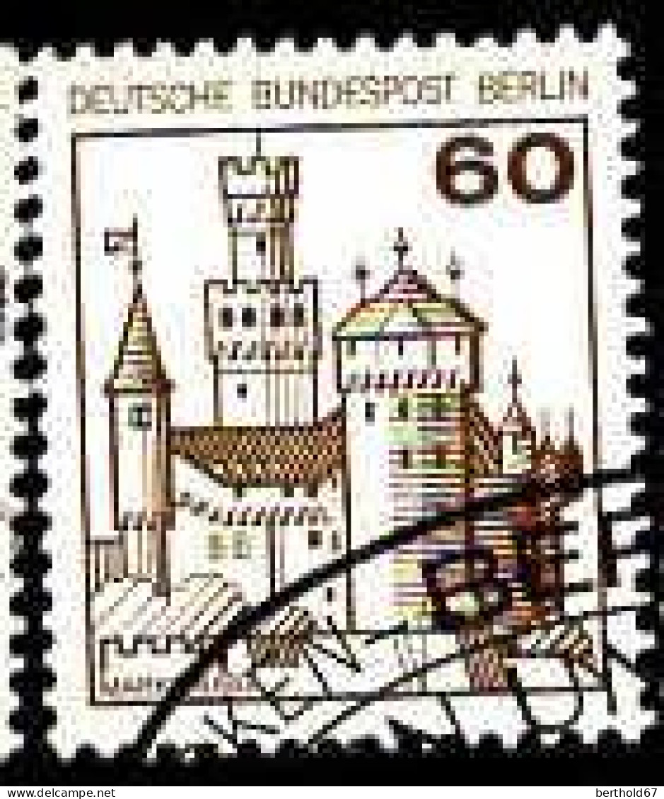 Berlin Poste Obl Yv:500 Mi:537AI Marksburg (Beau Cachet Rond) - Gebraucht